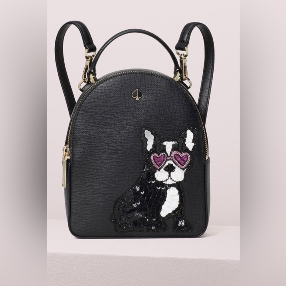 Kate Spade Francois French Bulldog Amelia Mini Backpack